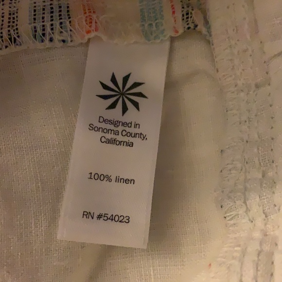 Athleta Shorts Jacquard Sandbar Shortie Linen - Picture 5 of 5